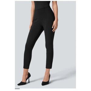 High-Waist Tummy Control 7/8 business casual Pants With Adjustable Hem size XL